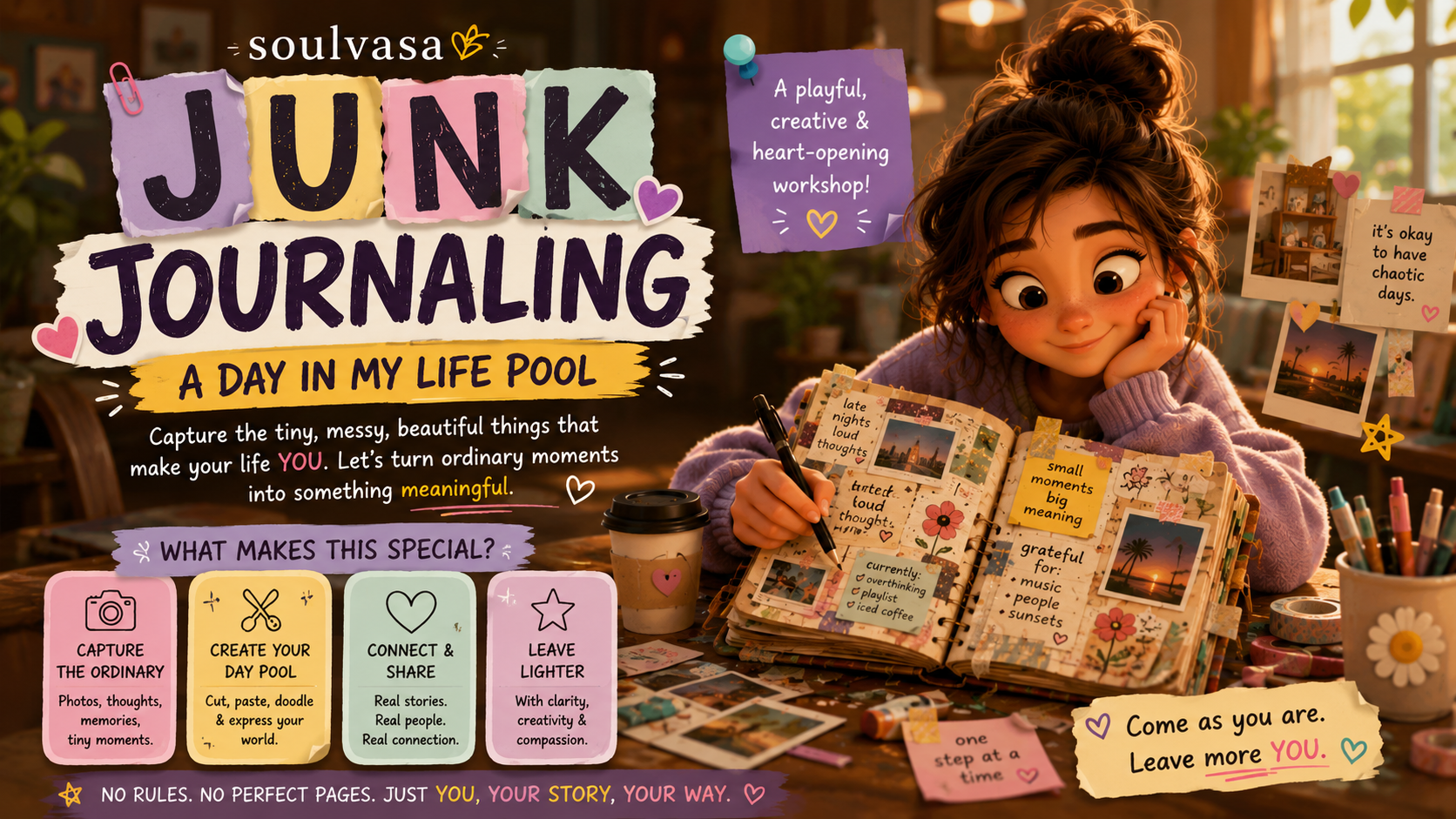 JUNK JOURNALING — A DAY IN MY LIFE POOL